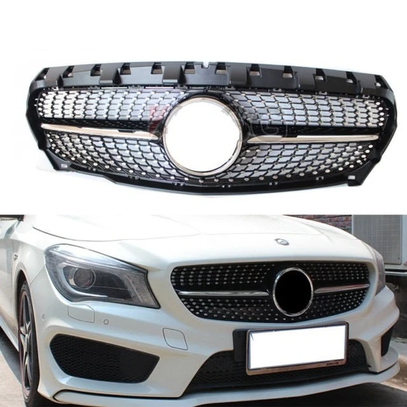 AUTOGP Mercedes cla diamond amg ön panjur ızgara seti w117 2012 / 2018 ürün görseli 1
