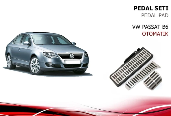 AUTOGP Vw passat b6 pedal seti takımı geçmeli otomotik 2006+ ürün görseli 1