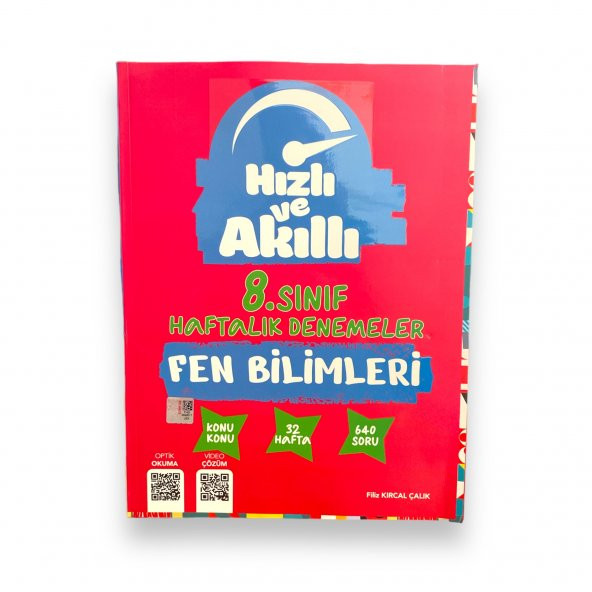 Tammat Hızlı Ve Akıllı 8. Sınıf Haftalık Deneme Fen Bilimleri Kitap ürün görseli 1