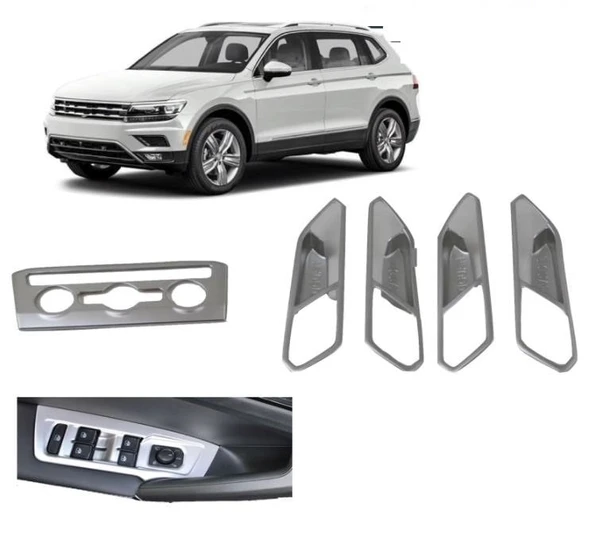 AUTOGP Vw tiguan konsol kapı kolu iç kaplama seti 2016+ ürün görseli 1