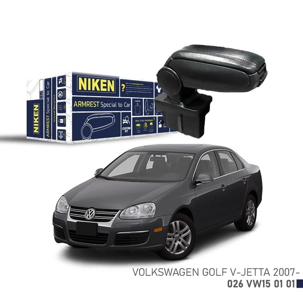 NİKEN Vw jetta kol dayama kolçak vidasız orta konsol 2006 / 2010 niken ürün görseli 1