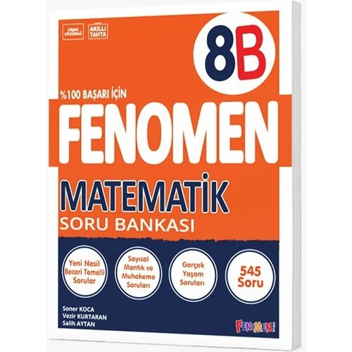 Fenomen 8. Sınıf LGS Matematik Soru Bankası (B) ürün görseli 1