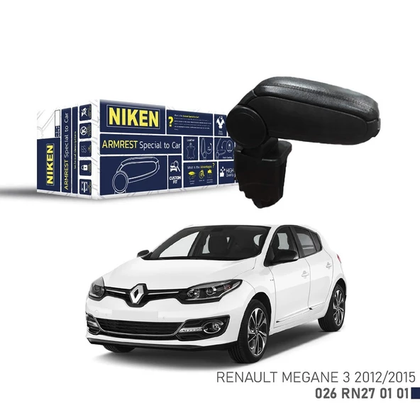 NİKEN Renault megane 3 kol dayama kolçak vidasız orta konsol niken ürün görseli 1