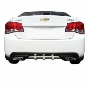 AUTOGP Chevrolet cruze difüzör arka tampon çift çıkış egzoz  gri ürün görseli 1