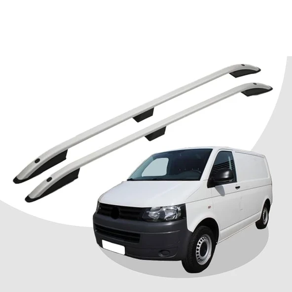 NİKEN Vw transporter  t5 t6 t7 t8 tavan çıtası port bagaj taşıyıcı kısa gri 2004 / 2024 ürün görseli 1
