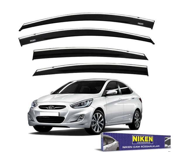 NİKEN Hyundai blue cam rüzgarlığı kromlu niken ürün görseli 1