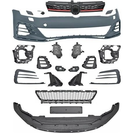 AUTOGP Vw Golf 7 gti ön tampon ve panjur seti komple 7.5 görünüm 2012 / 2017 ürün görseli 1