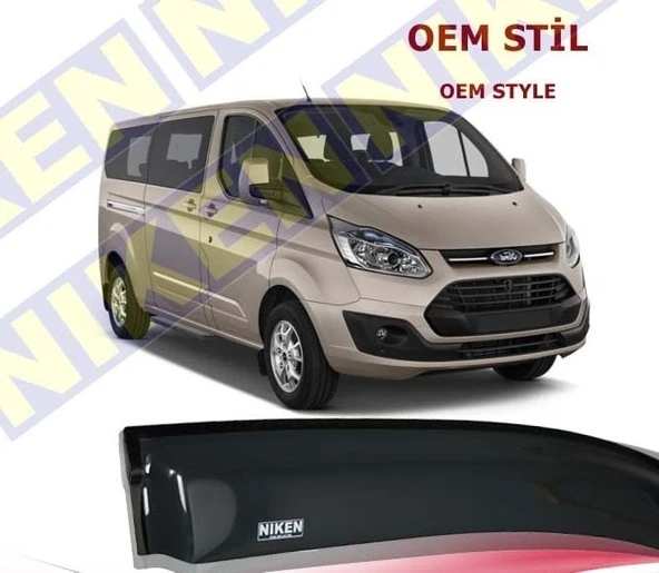 NİKEN Ford custom cam rüzgarlığı 2012+ NİKEN 2 li ürün görseli 1