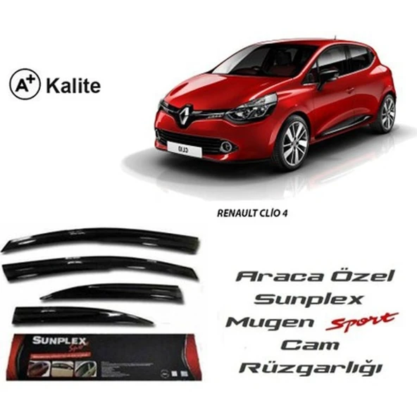 SUNPLEX Renault clio 4 cam rüzgarlığı mugen tip sunplex ürün görseli 1