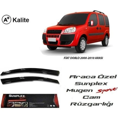 SUNPLEX Fiat doblo 1 cam rüzgarlığı mugen tip sunplex ürün görseli 1