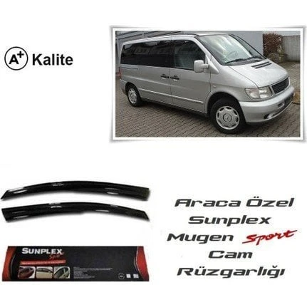 SUNPLEX Mercedes vito cam rüzgarlığı 1998 / 2004 mugen tip sunplex ürün görseli 1
