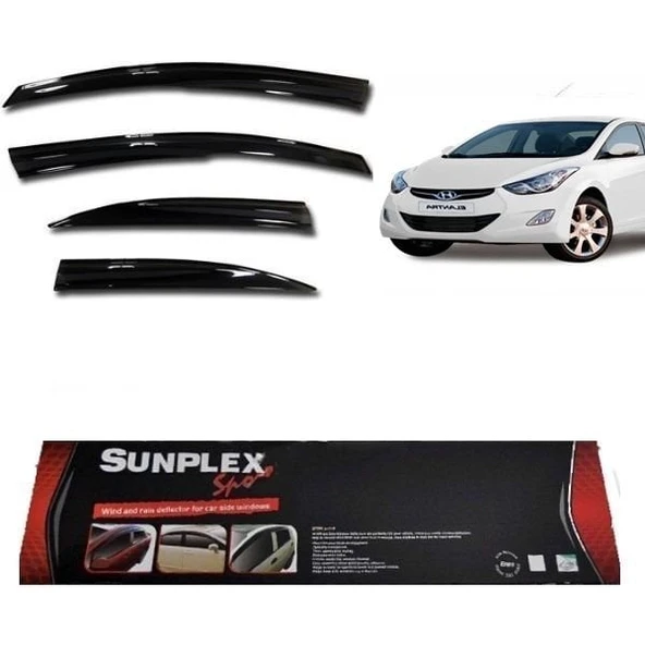 SUNPLEX Hyundai elantra cam rüzgarlığı 2011+ mugen tip sunplex ürün görseli 1