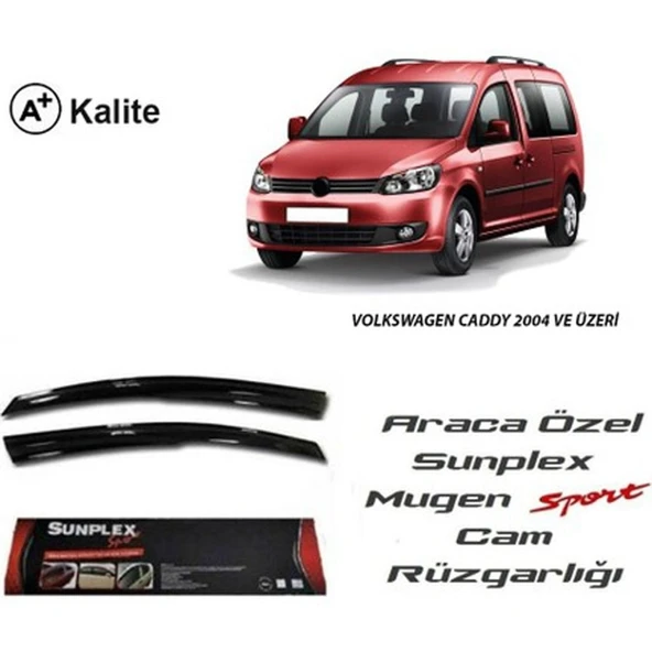 SUNPLEX Vw caddy cam rüzgarlığı mugen tip  2li sunplex ürün görseli 1