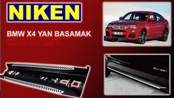 AUTOGP Bmw X4 yan basamak marşbiyel koruma 2014+ ürün görseli 1
