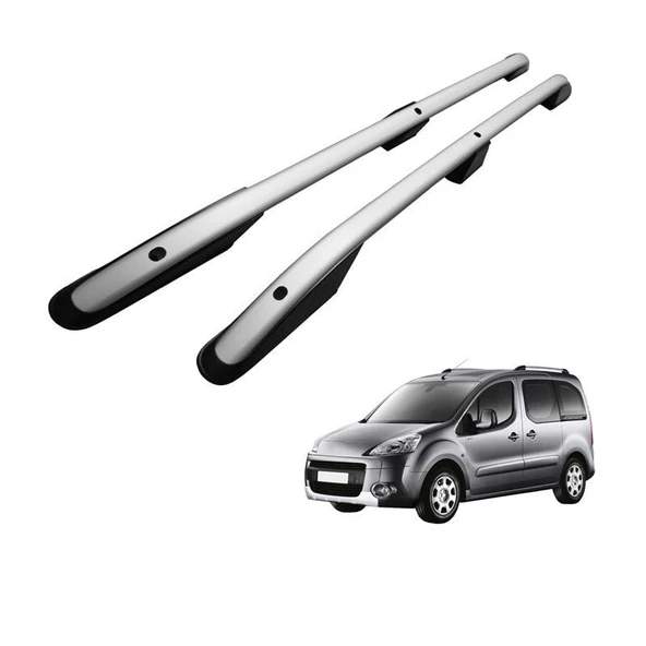NİKEN Peugeot partner tepee tavan çıtası port bagaj taşıyıcı gri 2008 / 2019 ürün görseli 1