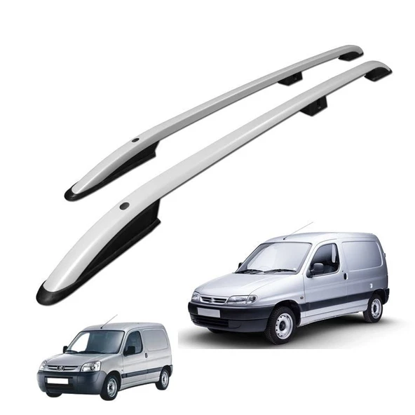 NİKEN Peugeot partner tavan çıtası port bagaj taşıyıcı gri 2001 / 2008 ürün görseli 1