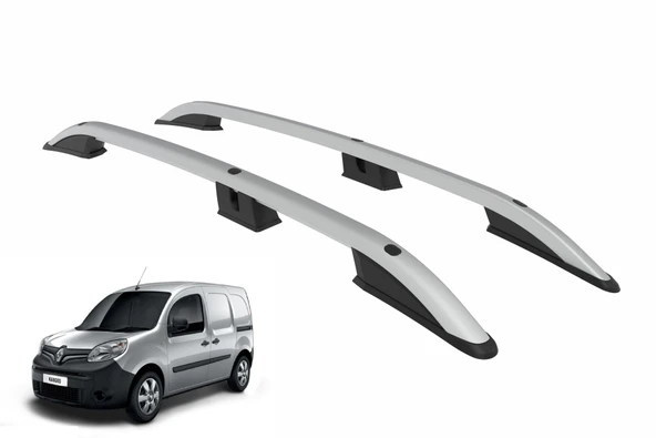 NİKEN Renault kango 2 tavan çıtası port bagaj taşıyıcı gri 2008+ ürün görseli 1