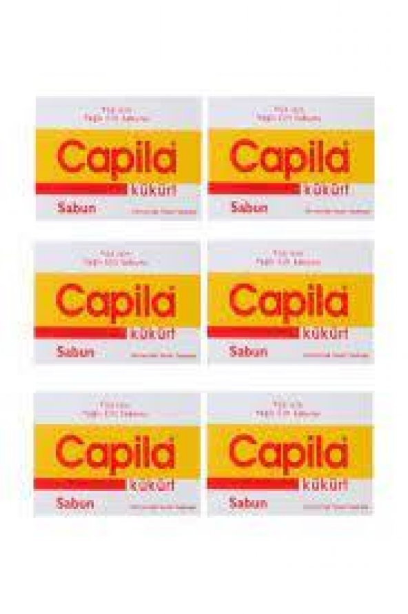 CAPILA SABUN KUKURTLU 90 GR X 6 ADET ürün görseli 1