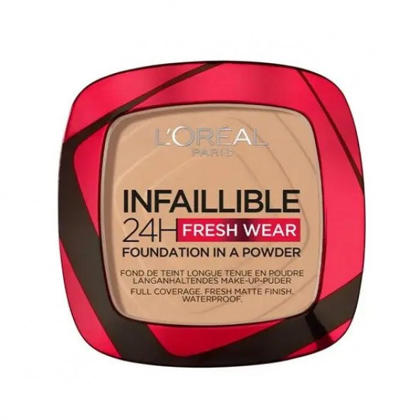 LOREAL INFAILLIBLE PUDRA 24H-140 GOLDEN BEIGE ürün görseli 1