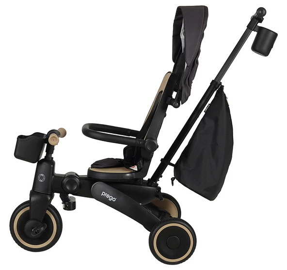 PREGO EVO ÜÇ TEKERLİ BİSİKLET KAHVE - Resim 5