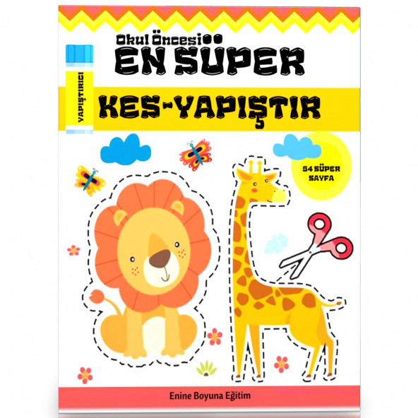 Okul Öncesi EN SÜPER KES-YAPIŞTIR Kitabı ürün görseli 1