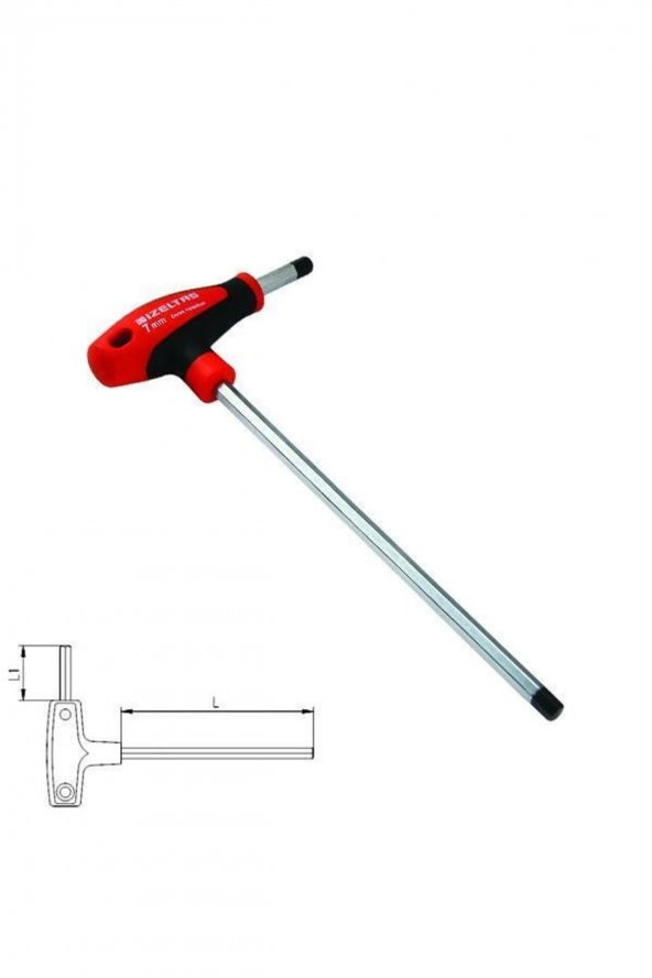 İzeltaş T Tipi  Allen Anahtar 2.5Mm ürün görseli 1