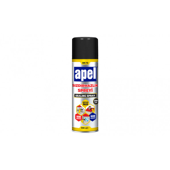 Apel BK70 Sızdırmazlık Spreyi Siyah 500 ML ürün görseli 1