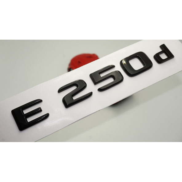 E 250d Bagaj Parlak Siyah ABS 3M 3D Yazı Logo ürün görseli 1