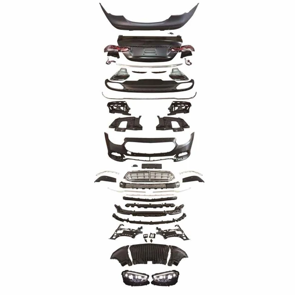 AUTOGP Mercedes w213 executive makyajlı dönüşüm body kit seti full  2016 / 2020 ürün görseli 1