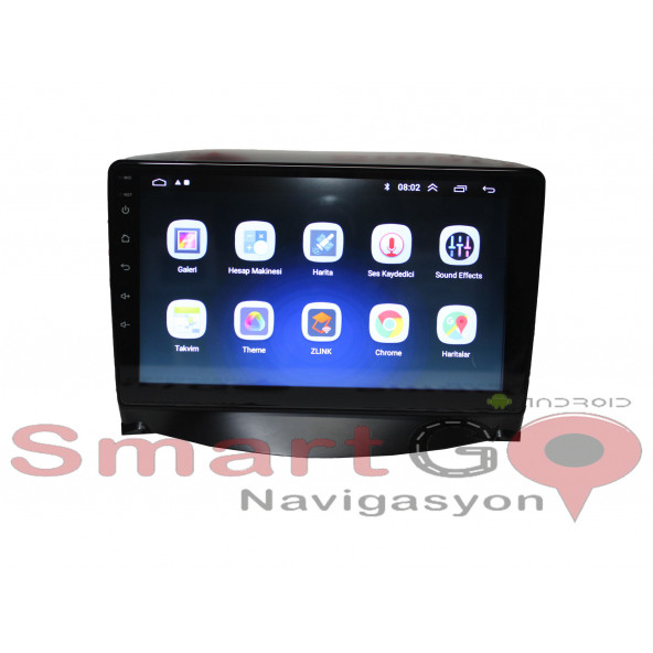 Smart Dragon Peugeot 207/206 2006-2012 9 inç 4-64 GB PRO Android Carplay Multimedya - Resim 5