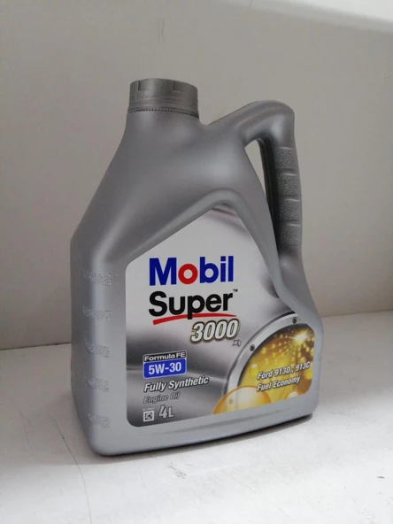 MOBİL SÜPER 3000 X1 FE 5W-30 MOTOR YAĞI 4 LT ÜRETİM TARİHİ : 2025 ürün görseli 1