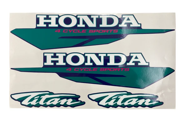 Honda Titan Eski Model Etiket Takımı (Mavi Renk İçin) ürün görseli 1