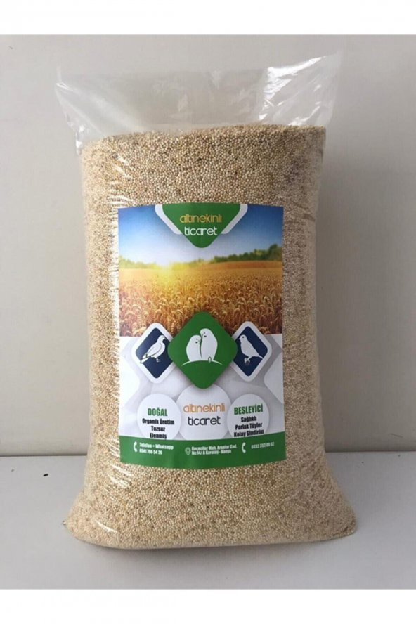 Akdarı Muhabbet Kuş Yemi Ak Darı 10 Kg ürün görseli 1