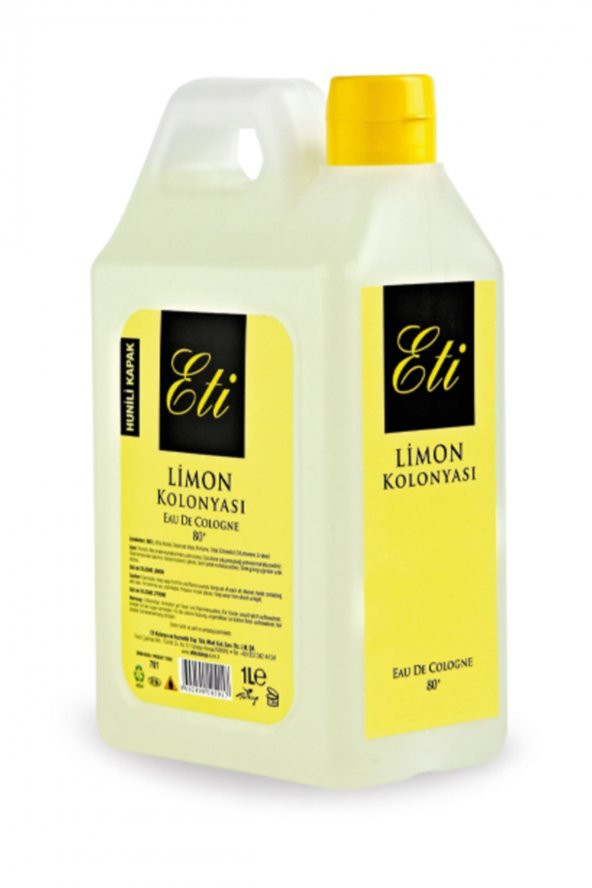 80°limon Kolonyası Pe Bidon 1 lt. ürün görseli 1