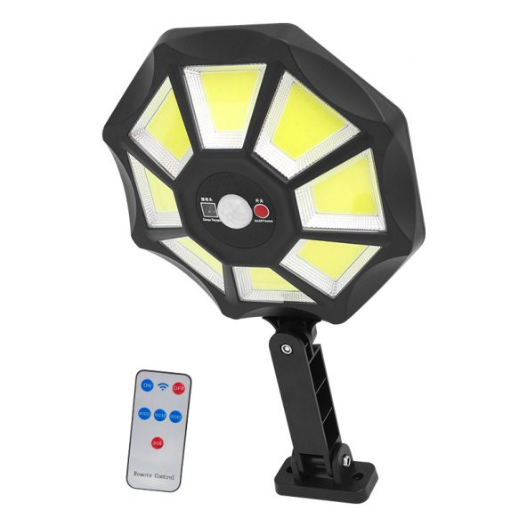 Powermaster ZB-168B Kumandalı 3 Çalışma Modlu Sensörlü Beyaz Solar Aydınlatma ürün görseli 1