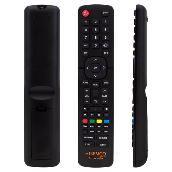 Hiremco Turbo V8D+ Uydu Alıcı Kumandası ürün görseli 1