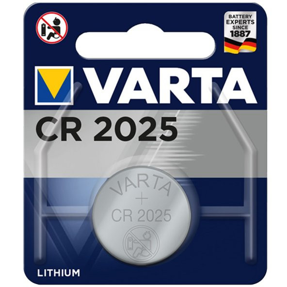 Varta CR 2025 3 Volt Tekli Lityum Pil ürün görseli 1