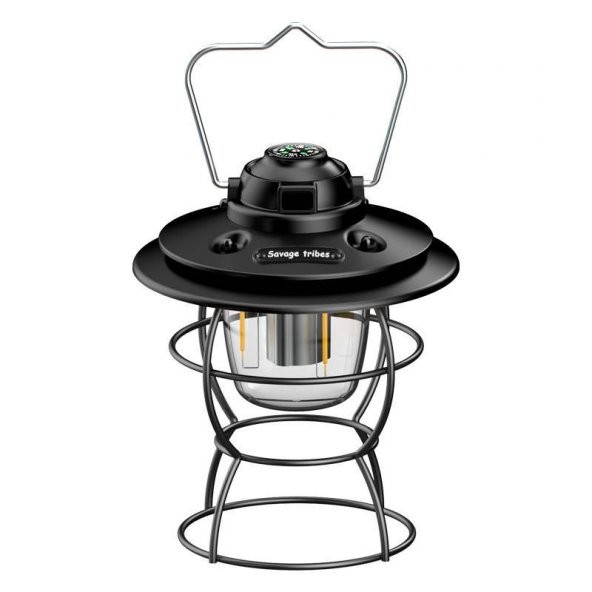 Powermaster PM-16042 Retro Nostaljik Şarjlı Kamp Lambası Filament + SMD Ledli ürün görseli 1