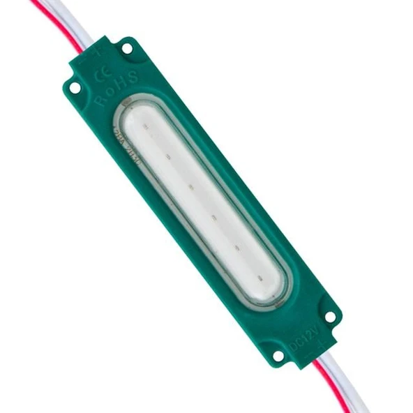 Powermaster 12 Volt 2 Watt Yeşil Modül Led (68X16 Mm) - Resim 5