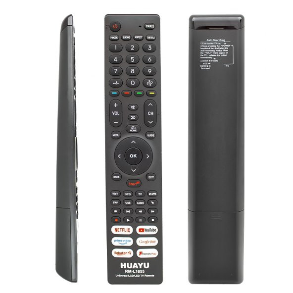 Huayu RM-L1655 Netflix-Youtube-Prime Video-Google Play Tuşlu Universal Lcd Led Tv Kumandası ürün görseli 1