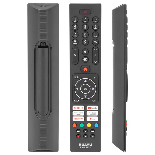 Huayu RM-L1772 Netflix-Youtube-Twitch-Prime Video Tuşlu Vestel Universal Lcd Led Tv Kumandası ürün görseli 1