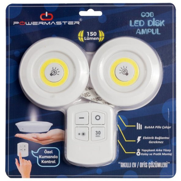 Powermaster Cob Led Kabin Ampul Kumandalı - Resim 4