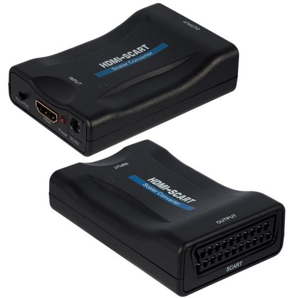 Powermaster PM-18587 HDMI To SCART Aktif Çevirici Dönüştürücü Adaptör PAL/NTSC ürün görseli 1
