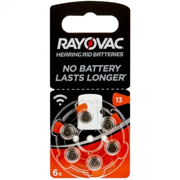Rayovac 13 Numara Kulaklık Pili 6'Lı Paket ürün görseli 1