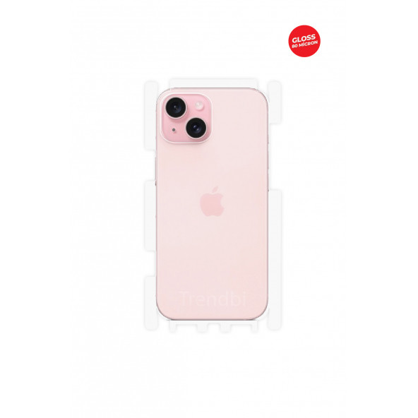 iPhone 15 Arka Ve Yan Koruyucu Tpu Film ürün görseli 1