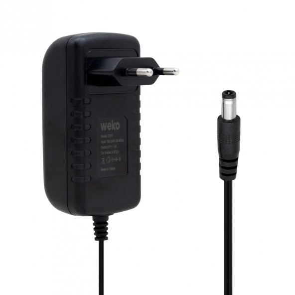 Weko 21 Volt - 1 Amper 5.5*2.5 Uçlu Priz Tipi Adaptör - Resim 4