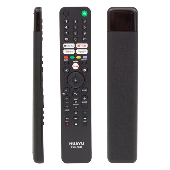 Huayu Sony Netflix-Youtube-Prime Video-Disney+ Tuşlu Lcd Led TV Kumanda RM-L1690 ürün görseli 1