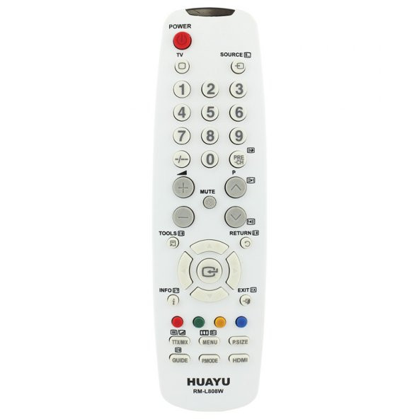 Huayu RM-L808W Beyaz Samsung Lcd Led Tv Kumanda ürün görseli 1