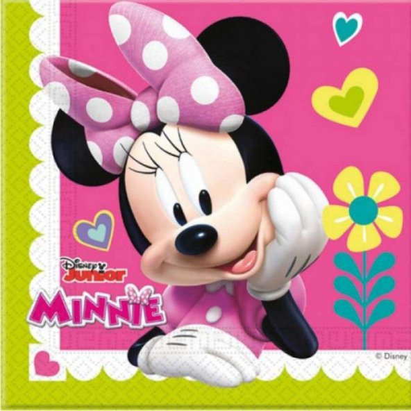 Minnie Mouse Pembe Peçete ürün görseli 1