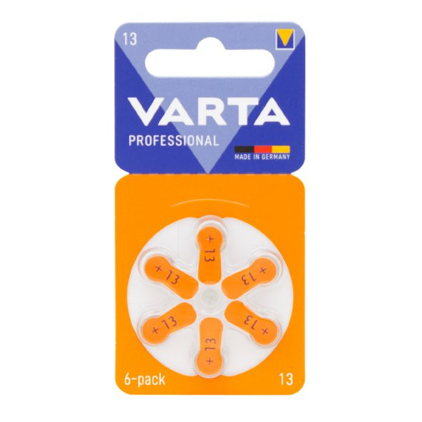 Varta 13 Numara Kulaklık İşitme Cihazı Pili (6'Lı Paket) ürün görseli 1